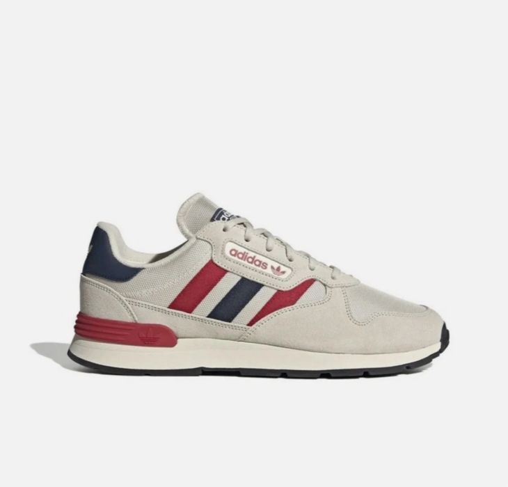 Кросівки Adidas Trezoid 2 JQ9042 Men Size 10.5 Aluminum White Scarlet Indigo Casual Shoes