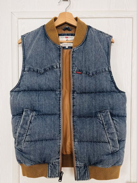 Męska kamizelka Levi’s XS – denim & ocieplana