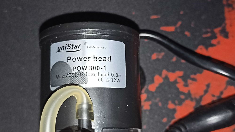 Помпа - фильтр аквариумная power head pow 300-1 на 170 литров с фильтр