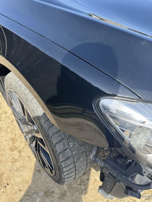 Переднє праве/ліве крило Bmw 7 F01/F02 чорне 475 колір розборка