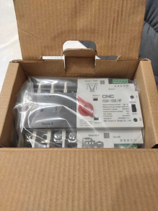 Автомат Ввода резерва АВР 4п 125А  TOMZN