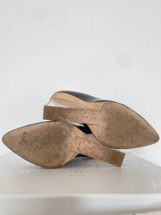 Maison Margiela x H&M Sapatos de salto alto transparentes preto EU 38