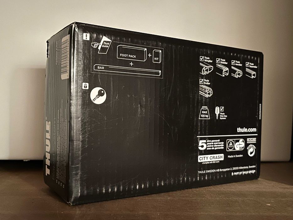 Komplet uchwytów dachowych "Thule Rapid System 753" (np.do VolvoXC60)