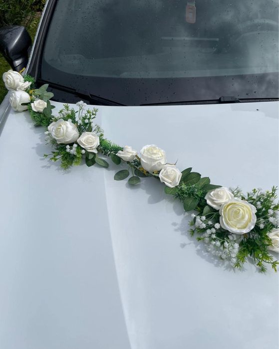 Auto do ślubu 500 zl Cupra biały Formentor samochód na uroczystości