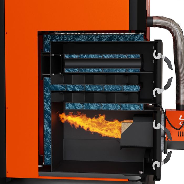 Пелетний котел. Котел твердотопливный. Котел Холмова.