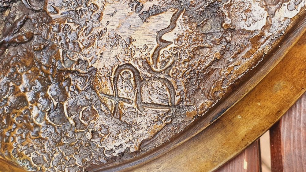 Figura z brązu rzeźba brąz myśliwska bażant prezent na święta