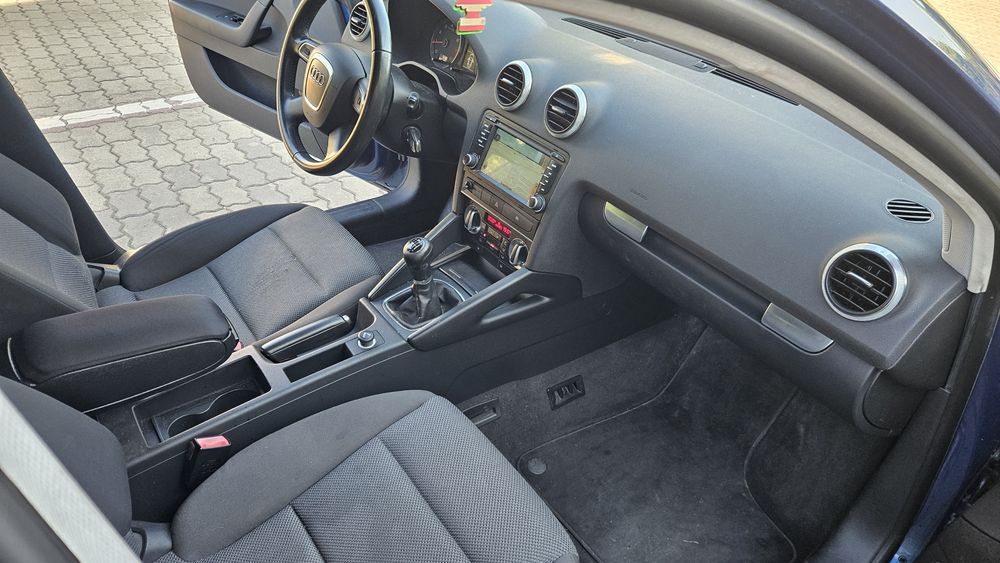 09/10rr 204tys.km AUDI A3 1,8 160KM Navi Kamera Alu  b.ładny