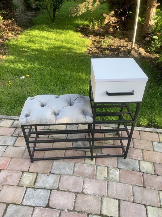 банкетка для взуття з ящиком