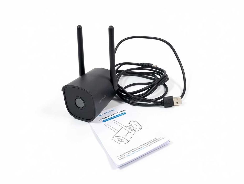 X212 Kamera Zewnętrzna Wi-Fi Septekon P30i IP Monitoring Domu Czarna Z Dwiema Antenami Detekcja Ruchu Tryb Nocny Podgląd W Aplikacji Wysoka Jakość