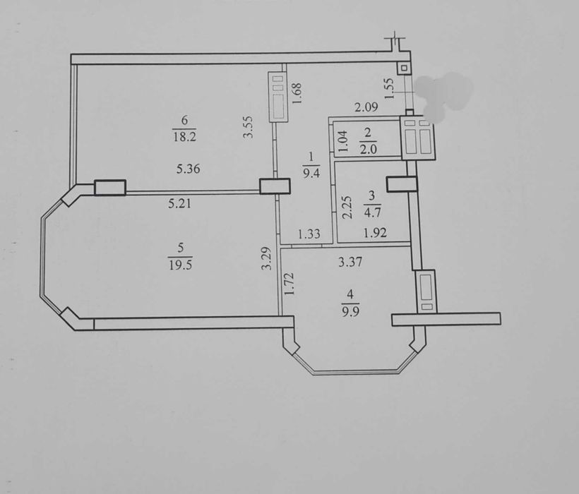 2-комнатная квартира по адресу (площадь 65 м²) - Atlanta.ua - фото 7