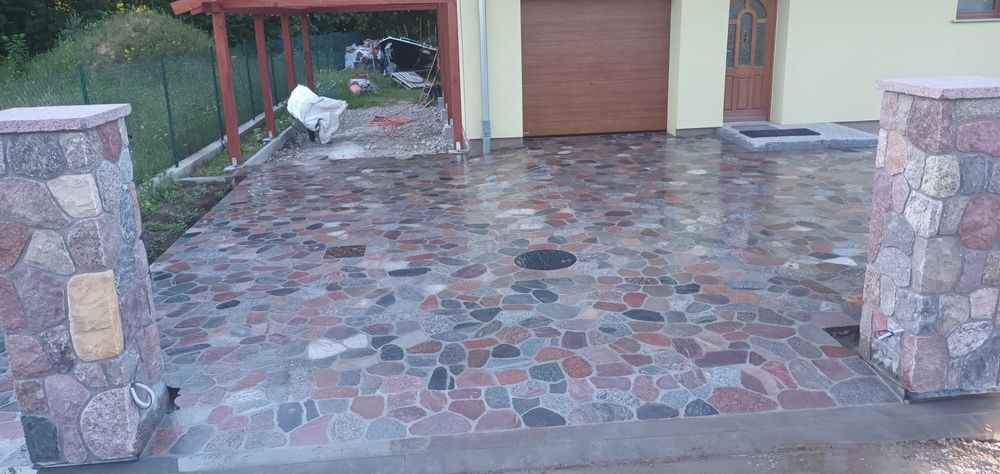 Kamień polny"piętki" płomieniowane