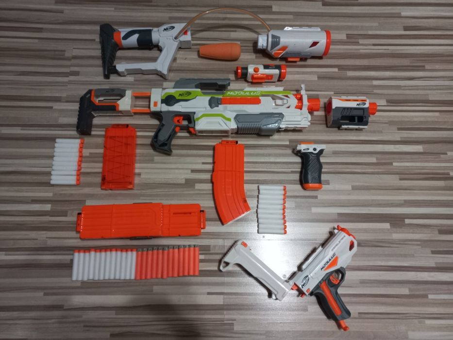 Nerf Modulus N-Strike + części + strzałki