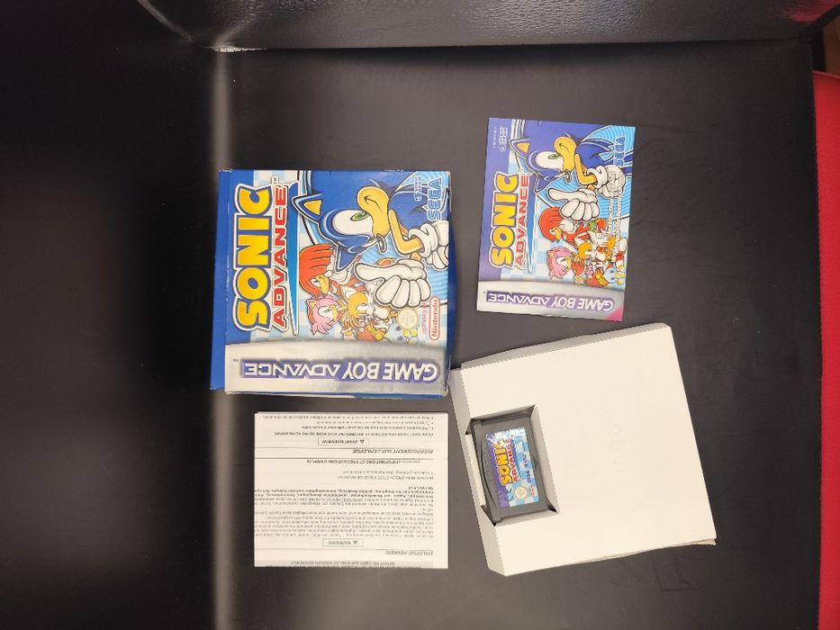Jogo Sonic Advance Game Boy Advance CIB Completo na caixa
