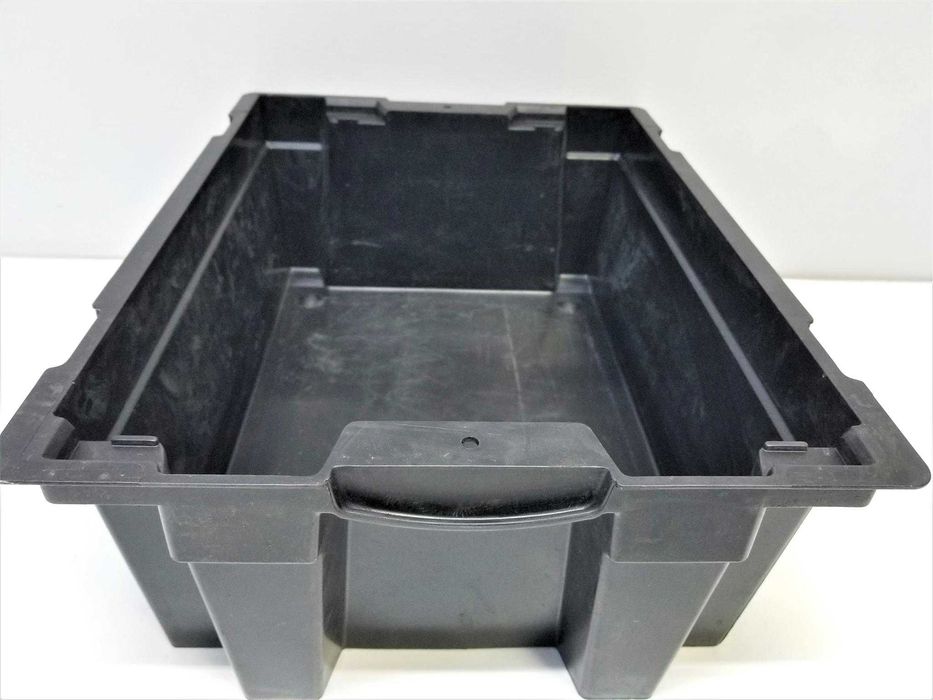 Pojemnik Magazynowy Kuweta Skrzynka Kosz z Pokrywą 400x300x150mm.