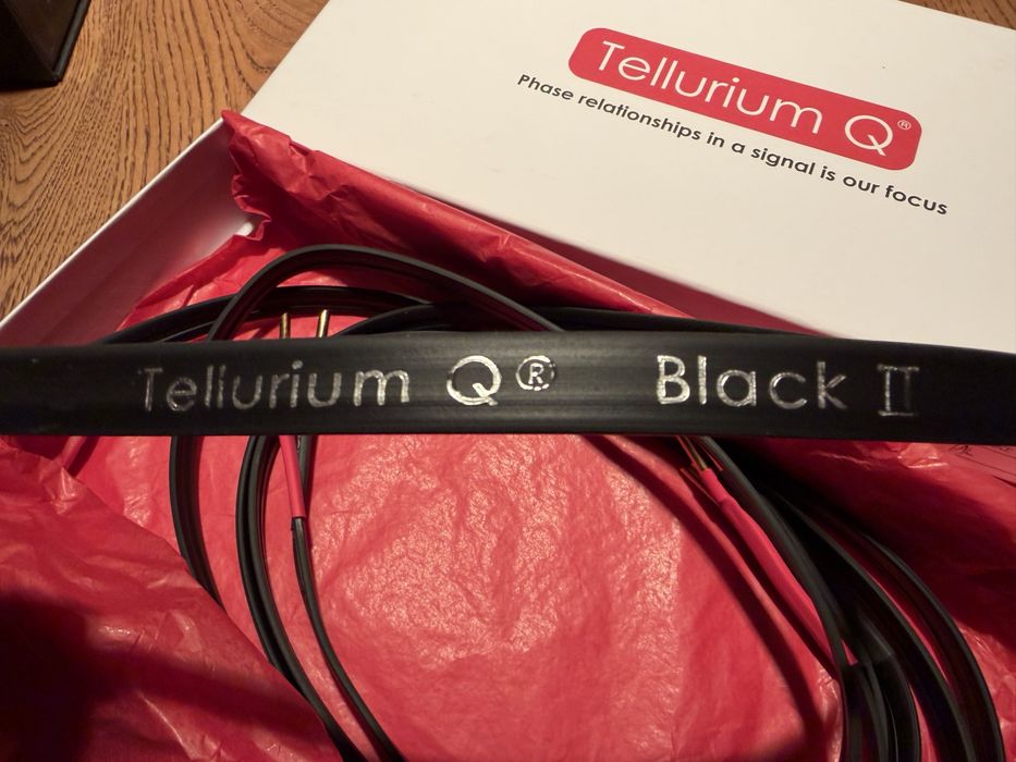 Kable głośnikowe Tellurium Black 2 - 2x1,5m