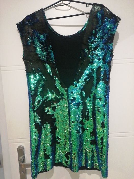 Sukienka impreza cekiny sylwester andrzejki M/L