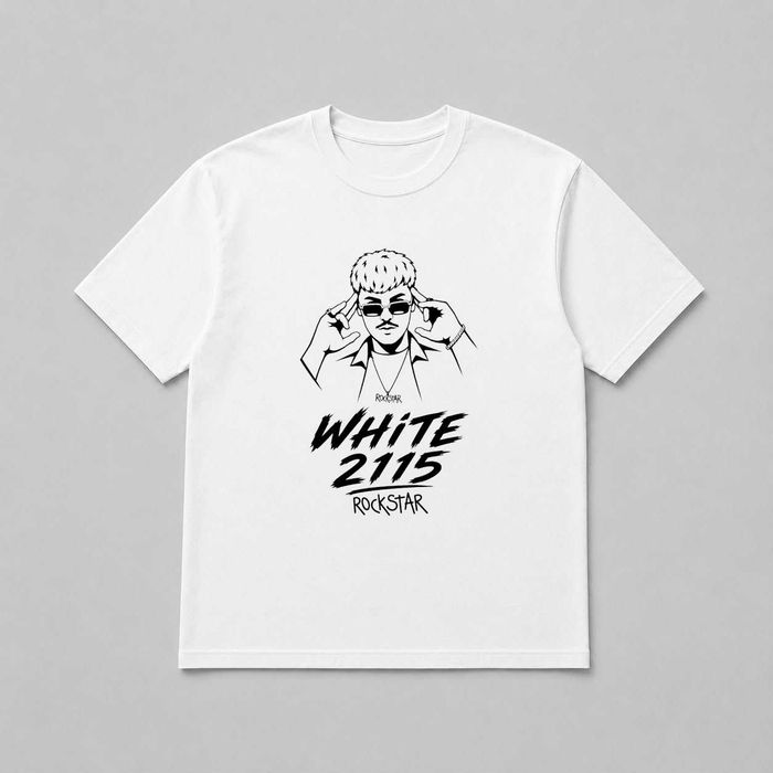 White 2115 Rockstar Koszulka Koncertowa Merch Nowa Unisex L