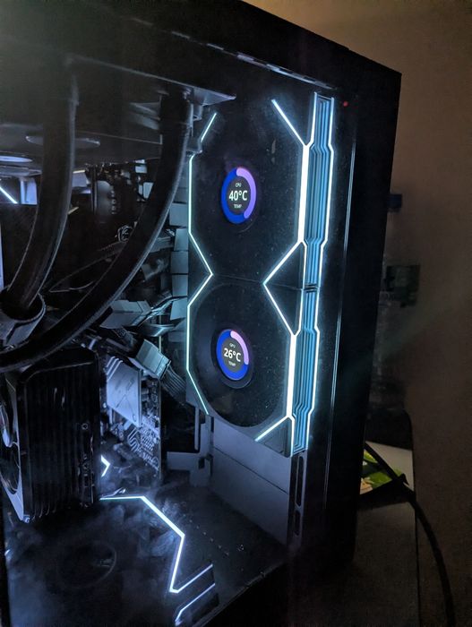 Wentylatory Lian Li TL LCD 120 + kontroler TL