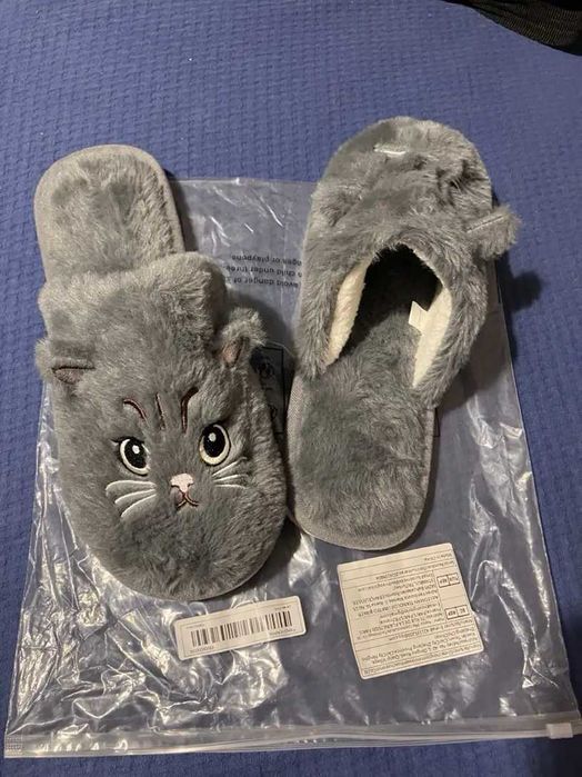 Теплі зимові домашні капці