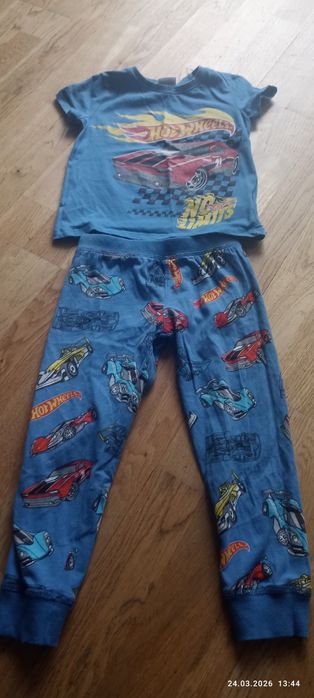 Pidżama dla chłopca hot wheels 98/104