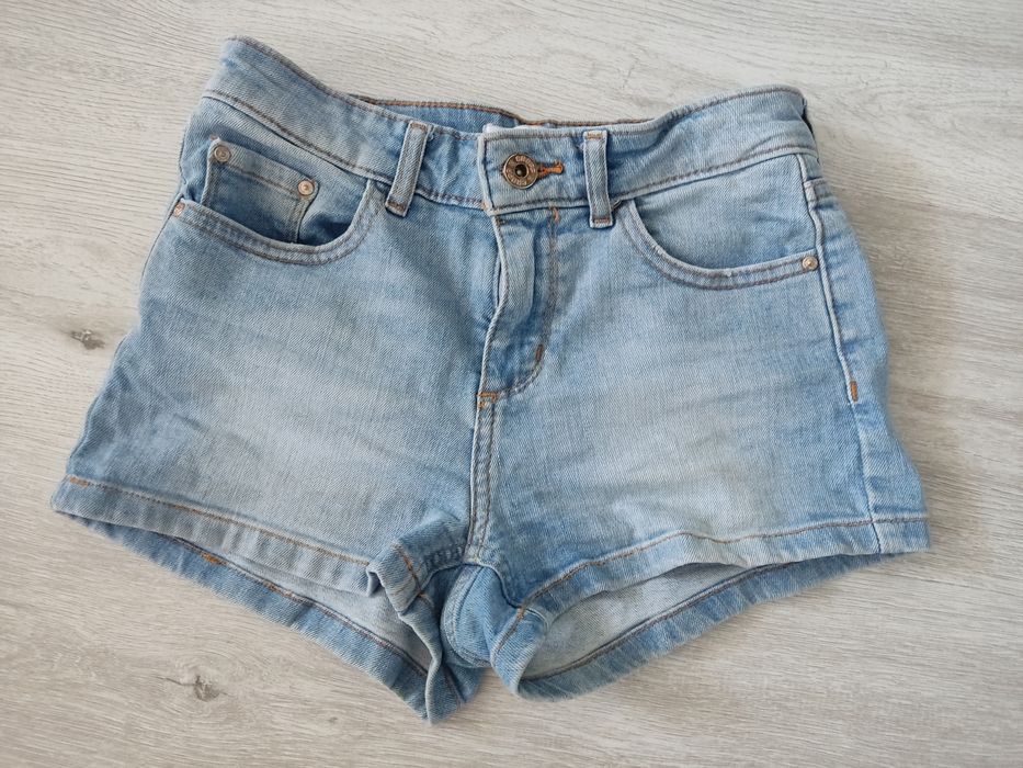 Spodenki krótkie Cropp przetarcia jeansowe szorty XXS 32