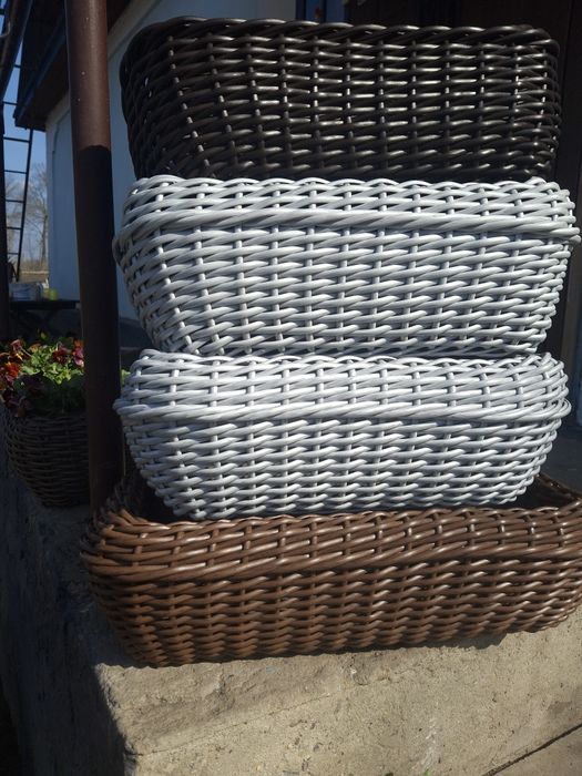 Балконне кашпо з ротангу 40 і 50см