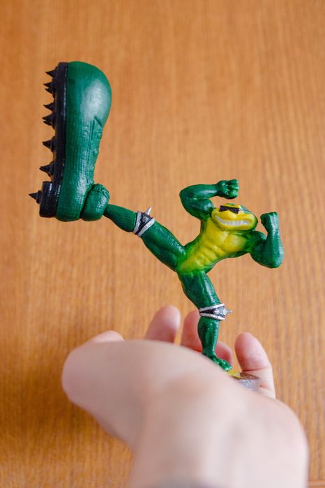 Фигуркa Rash из Battletoads боевые жабы: 429 грн