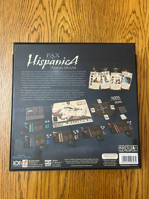 Pax Hispanica wersja Deluxe PL + pakiet ulepszeń i koszulki