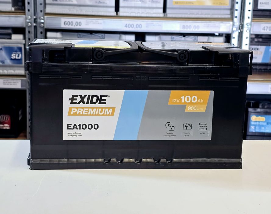 Akumulator Centra Exide CA1000 EA1000 12V 100AH 900A nowy