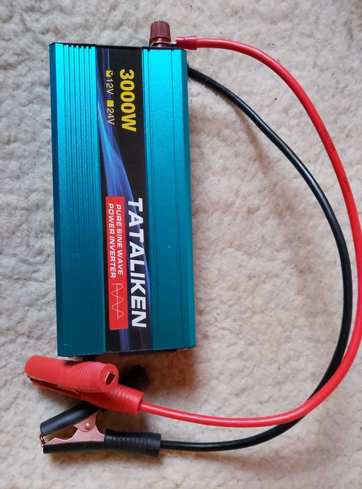 Продам преобразователь інвертор 12 на 220 вольт,чиста синусоїда 3000Вт