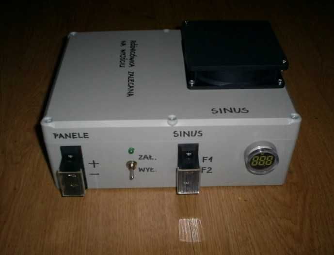 Przetwornica solarna 120-450v z paneli do 230v sinus