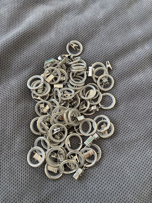 Kółko z żabką z cichym przesuwaniem chrom  50 sztuk