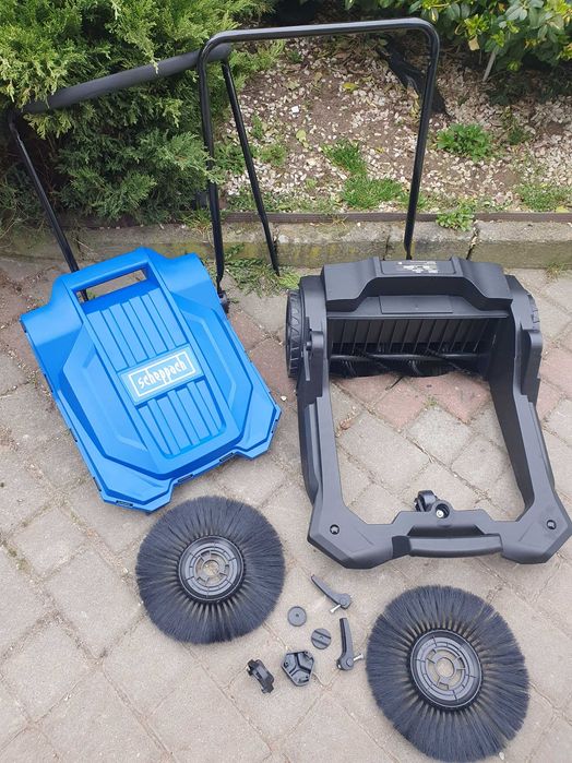 NOWA Reczna Zamiatarka SCHEPPACH S800 Najnowszy Model ZBIERA DROBNE