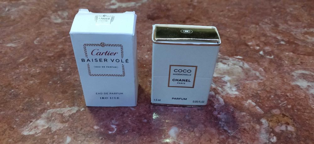 Miniaturas de Perfumes de Luxo – Cartier & Chanel