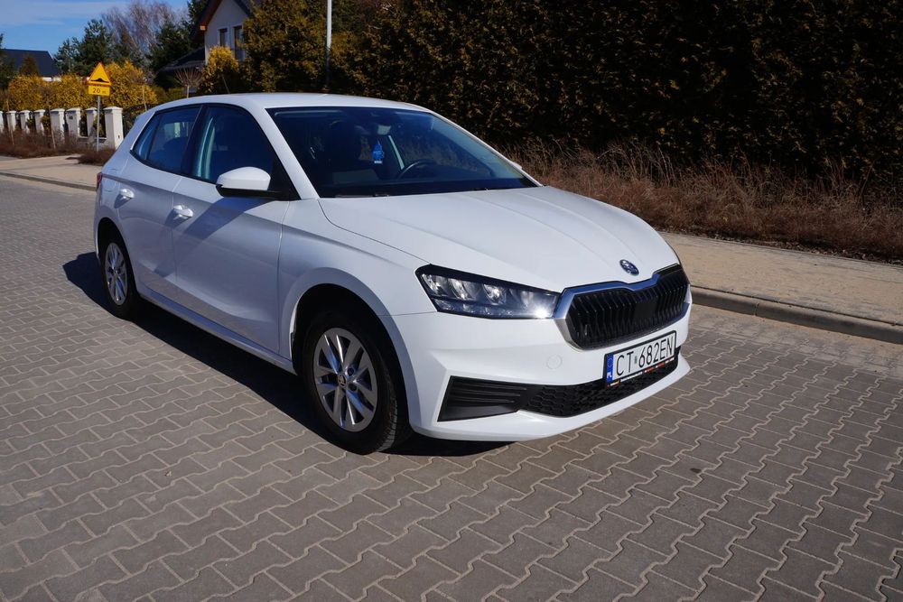 Skoda Fabia Model 2023r Salon P.L 100 % Bezwypadkowa * Biała Perła *