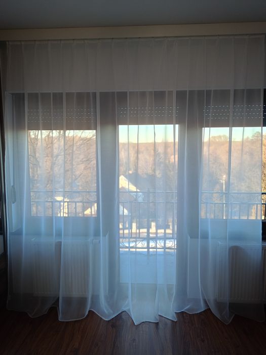 Firana woal na flexach szerokość 2,3 m