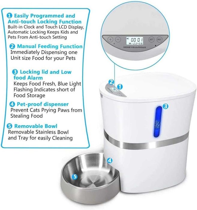 Alimentador automático programável de grande capacidade