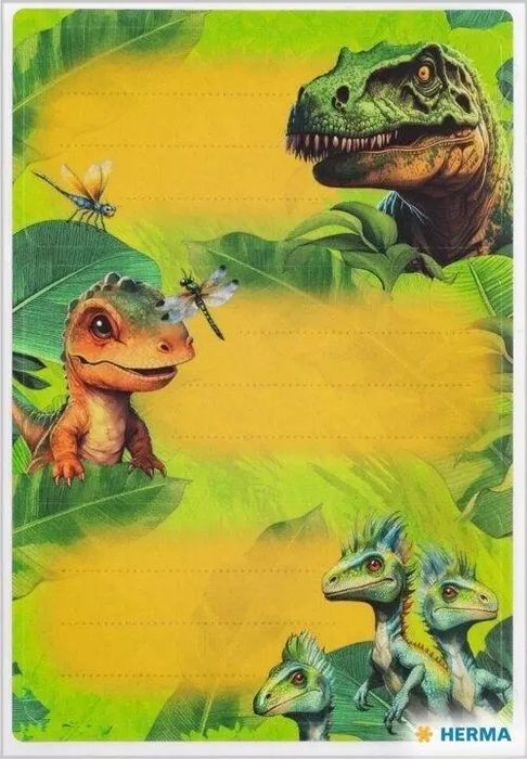 Naklejki szkolne - Dinozaury 9szt. Nowy Produkt