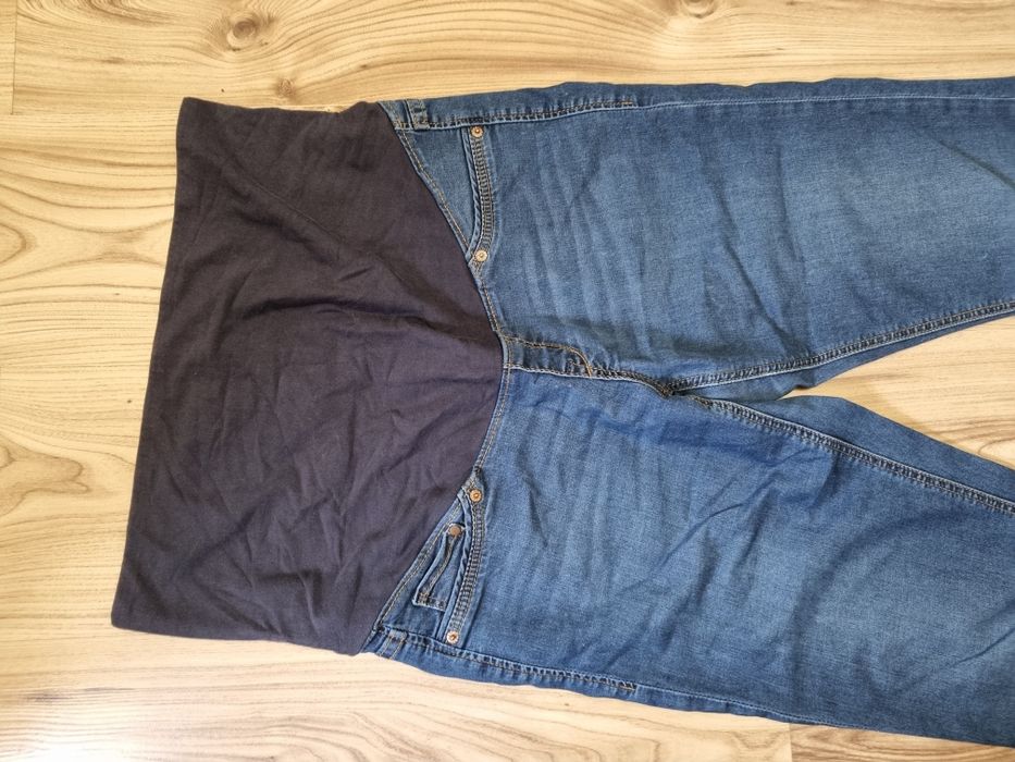 Spodnie jeans ciążowe H&M mama XL 42