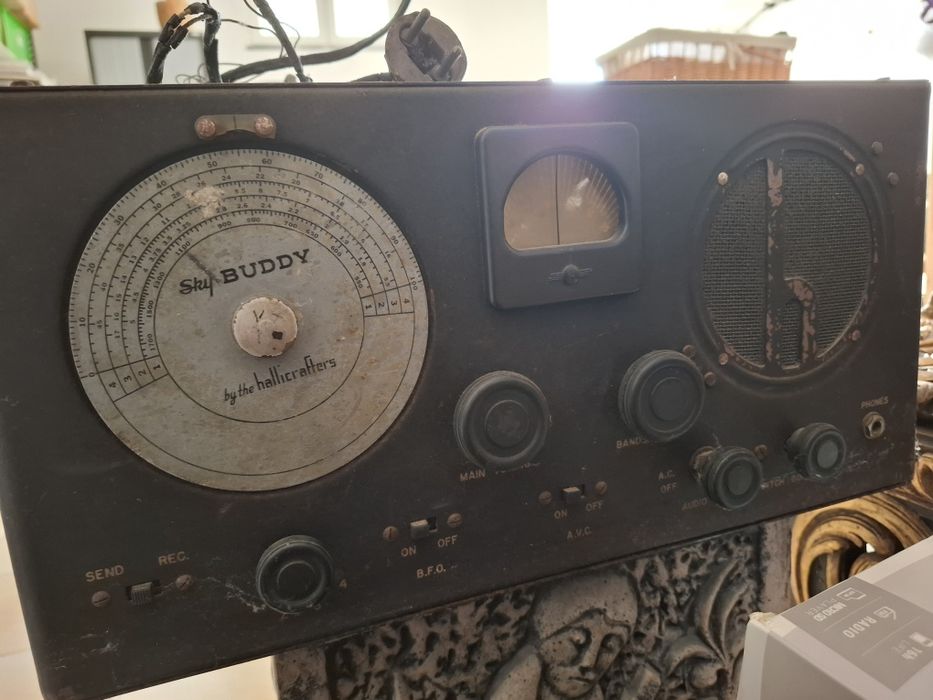 Rádio Buddy Hallicrafters segunda guerra
