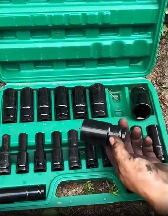 Набір ударних торцевих голівок 8–32 мм 20 шт.  Ударні торцеві голівки.