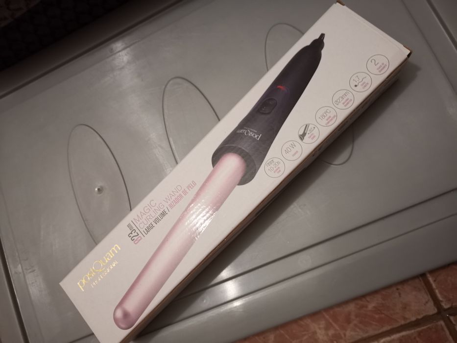 Ferro de cabelo novo