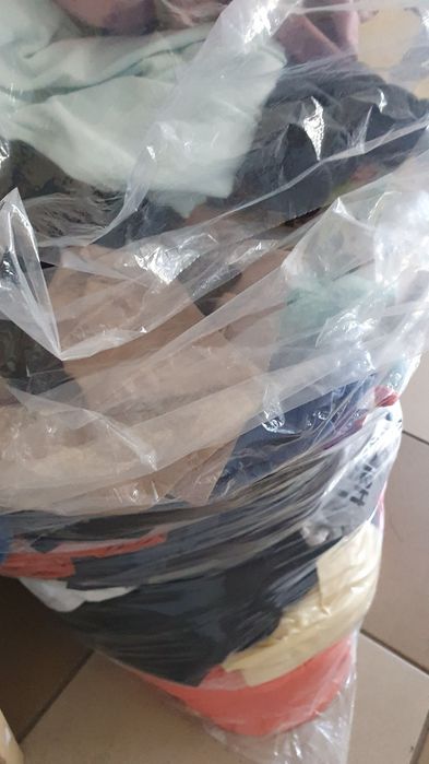 Duża paczka zestaw odziezy damskiej i dziecięcej