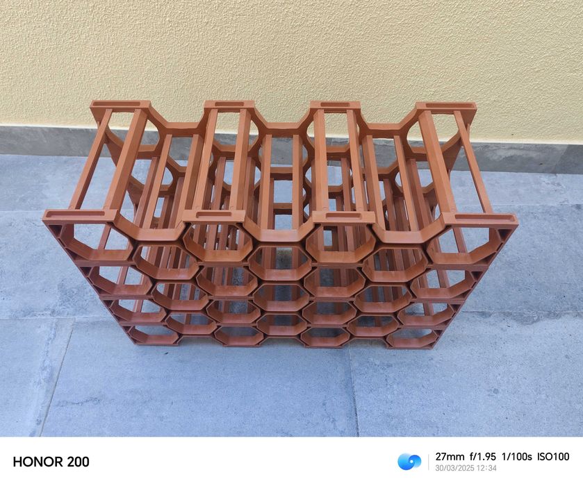 Garrafeira Plástico rijo Desmontável 28 Garrafas