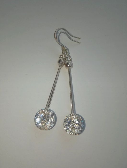 Kolczyki wisienki cyrkonie