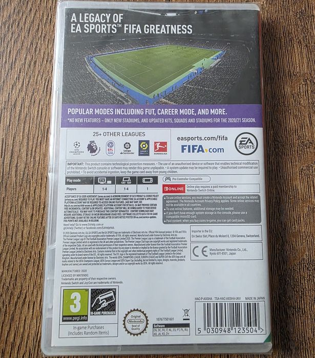 FIFA 21 [ Legacy Edition ] (Nintendo Switch) NOWA