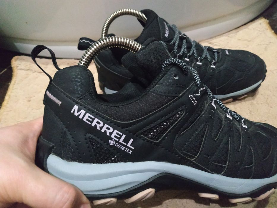 Женские кроссовки,ботинки merrell gore-tex водонепроницаемые black originals