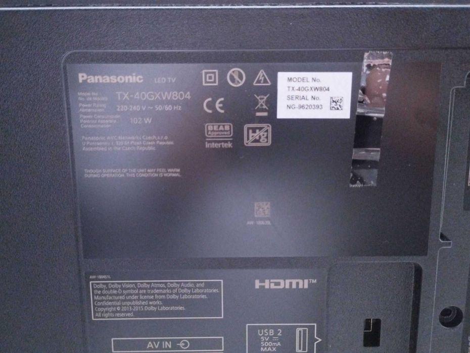 НЕРОБОЧІ ТВ 6шт H55MEC3050 58VA6955 40GXW804 UE40ES5507 TQS154 FT-1026