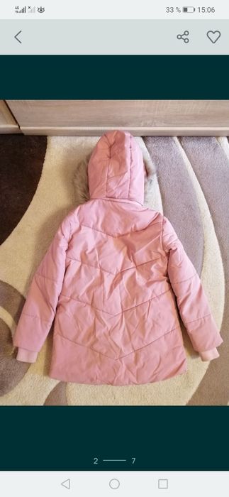 Віддам зимову курточку на дівчинку 134см!