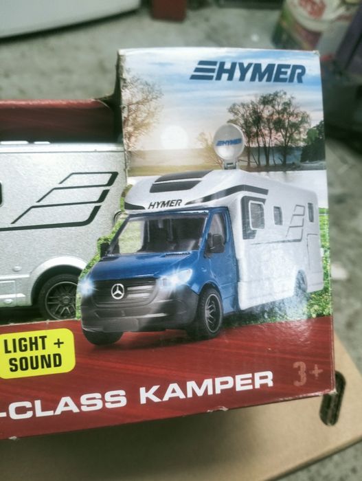 Majorette hymer b-class kamper nowy resorek autko duży dźwięk i światł